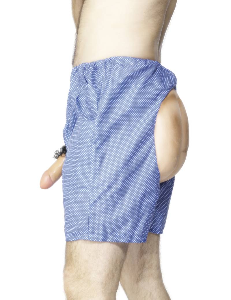 Exhibitionisten Unterhose blau-weiss von SMIFFY'S