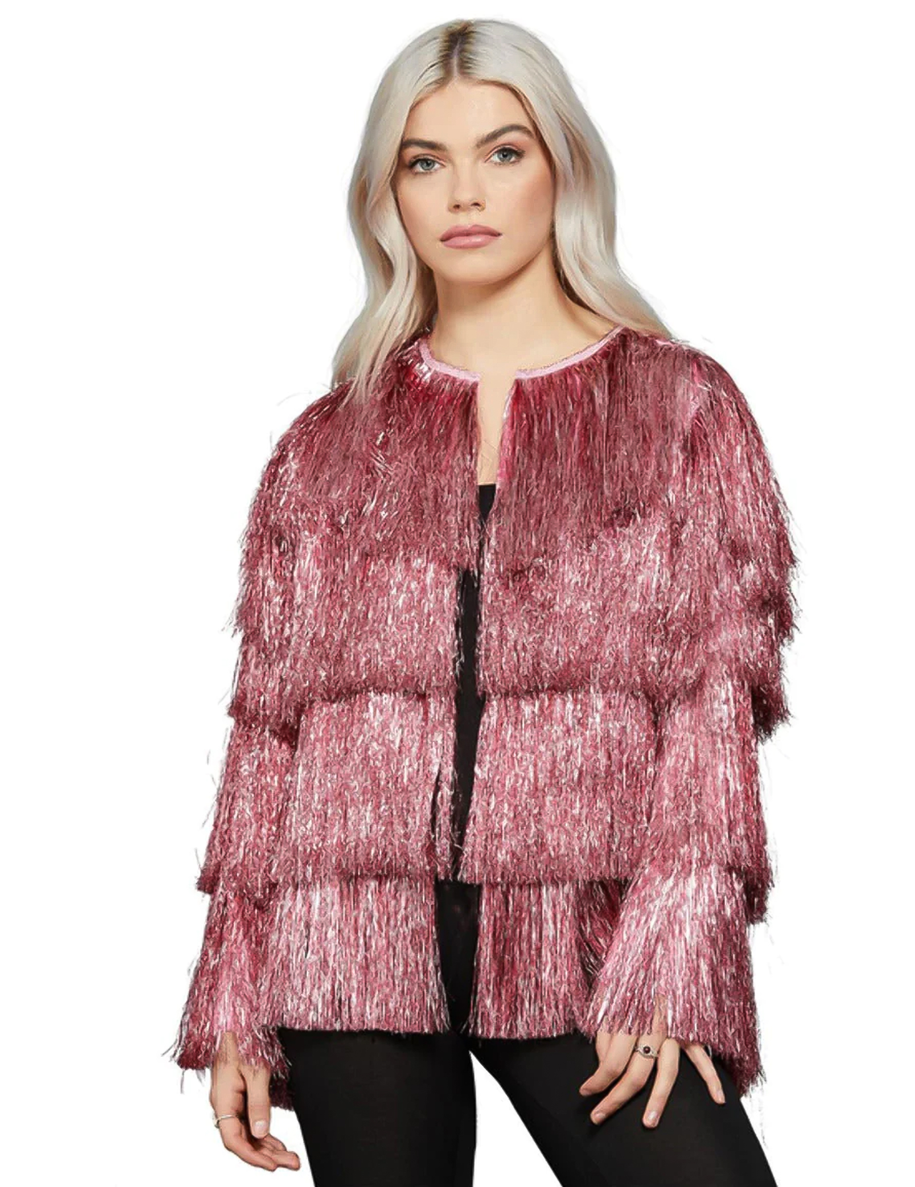 Festivaljacke für Damen rosa Festivaljacke für Damen rosa von SMIFFY'S