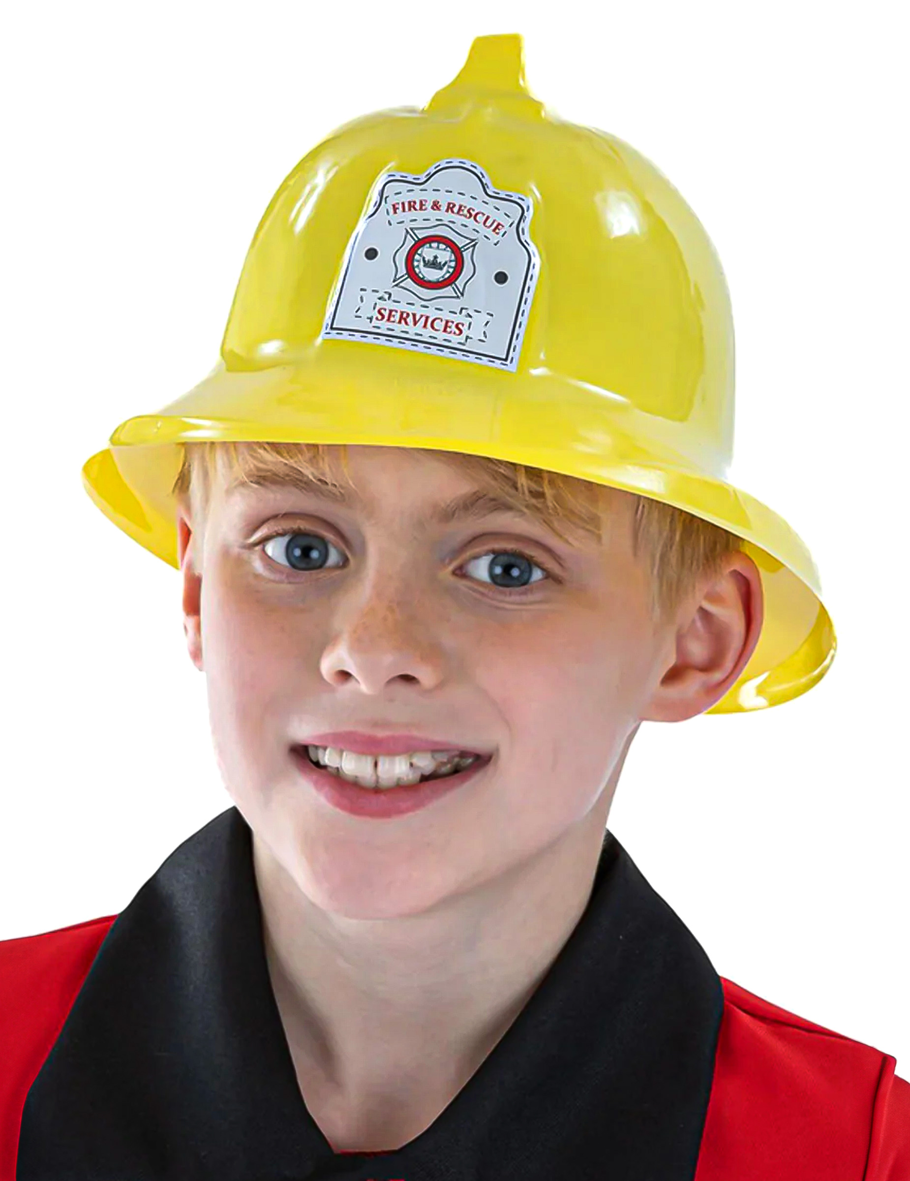 Feuerwehrmann-Helm für Kinder gelb von SMIFFY'S