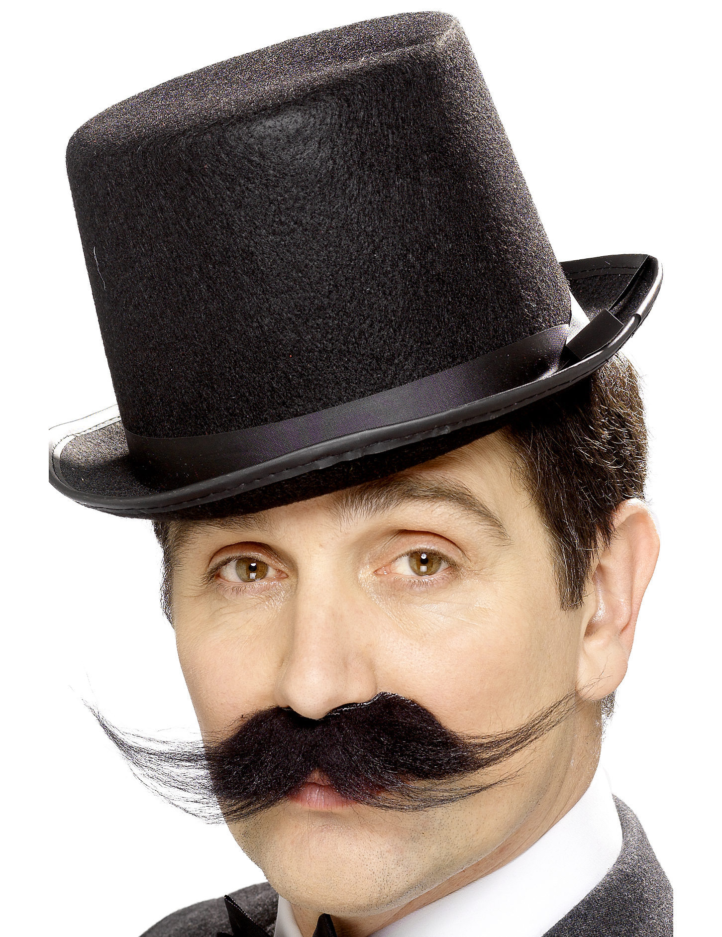 Gentleman Bart Schnurrbart schwarz von SMIFFY'S