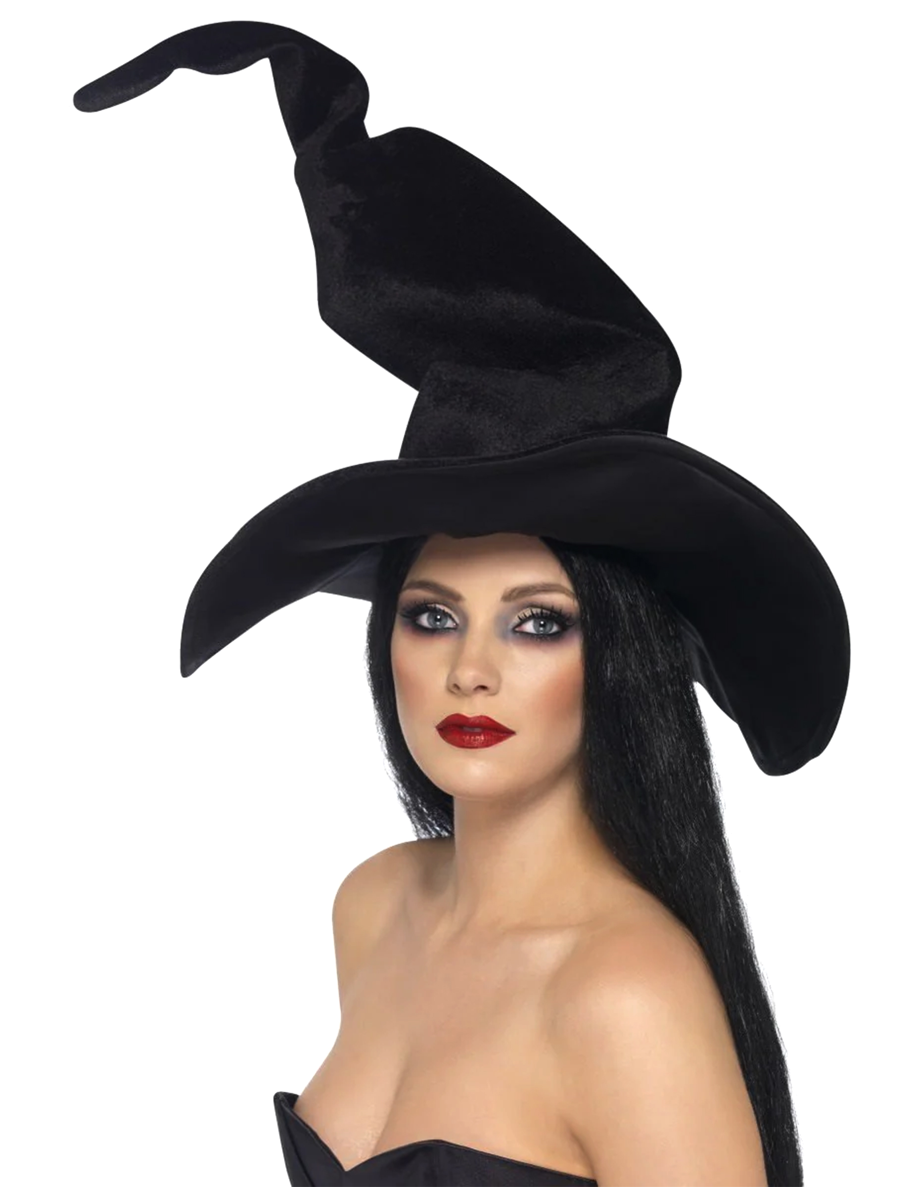 Halloween Hexenhut schwarz 60cm Halloween Hexenhut schwarz 60cm von SMIFFY'S