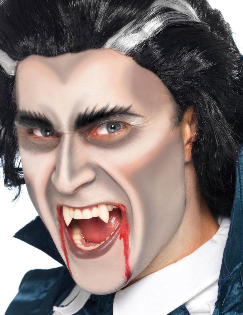 Halloween Vampirzähne rosa-weiss von SMIFFY'S