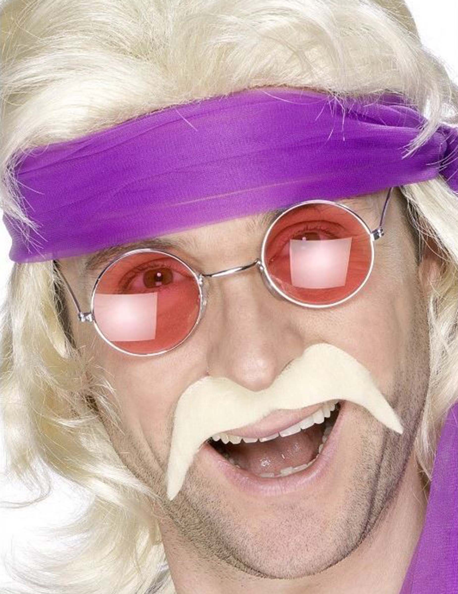 Pornobalken Bart Kostüm-Zubehör blond Pornobalken Bart Kostüm-Zubehör blond von SMIFFY'S