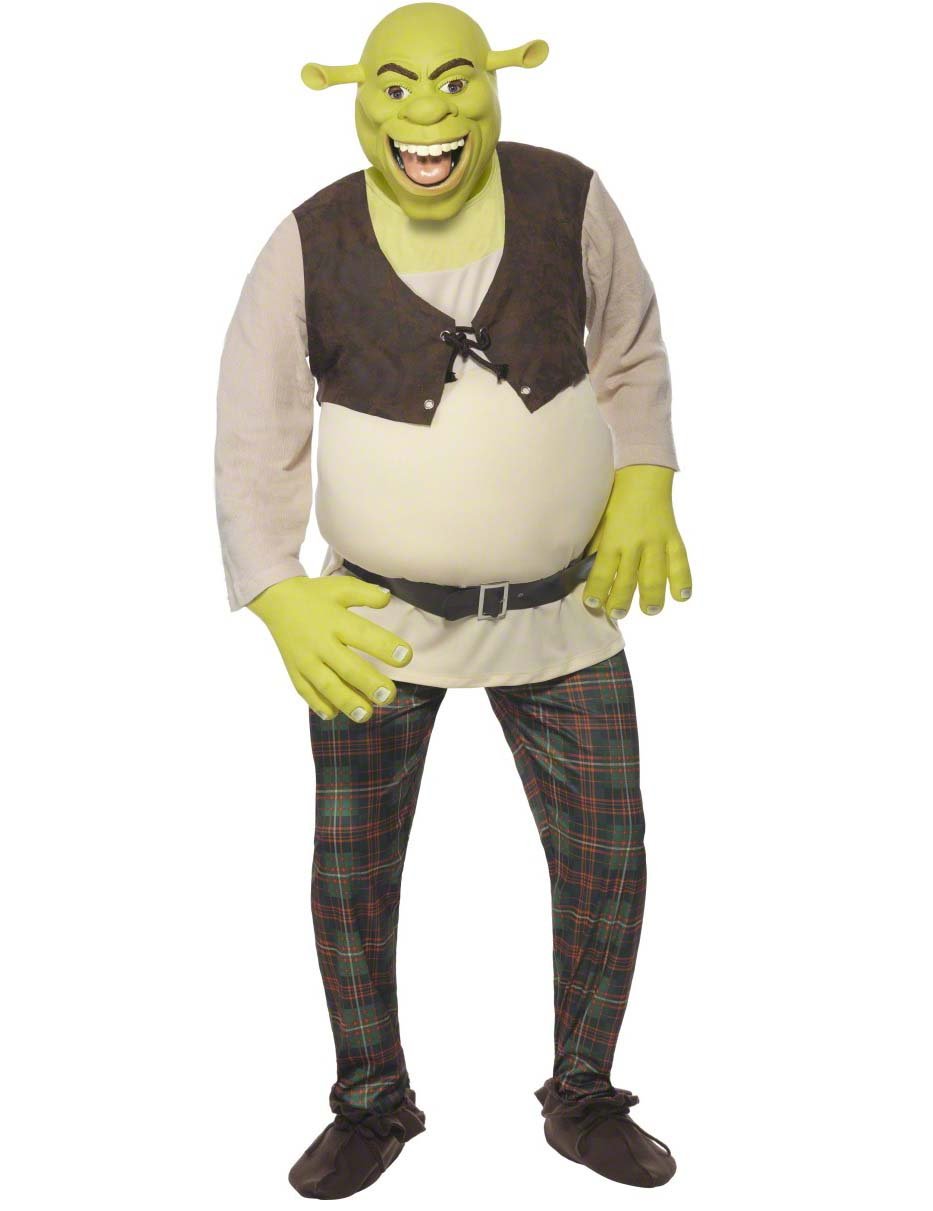 Shrek Comic Lizenz Film Kostüm grün-beige-braun Shrek Comic Lizenz Film Kostüm grün-beige-braun von SMIFFY'S