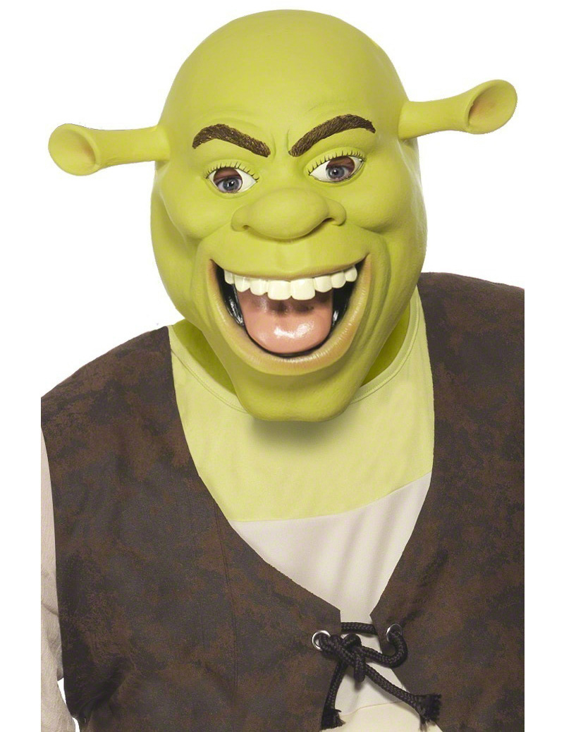 Shrek Comic Lizenz Film Maske grün von SMIFFY'S