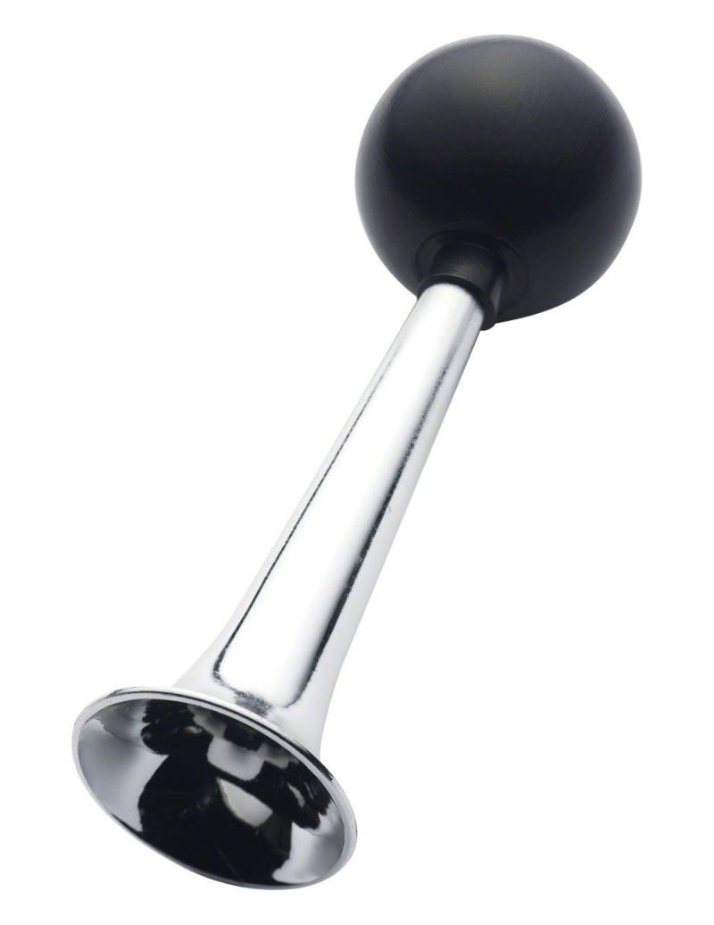 Tröte Hupe Clown silber-schwarz von SMIFFY'S