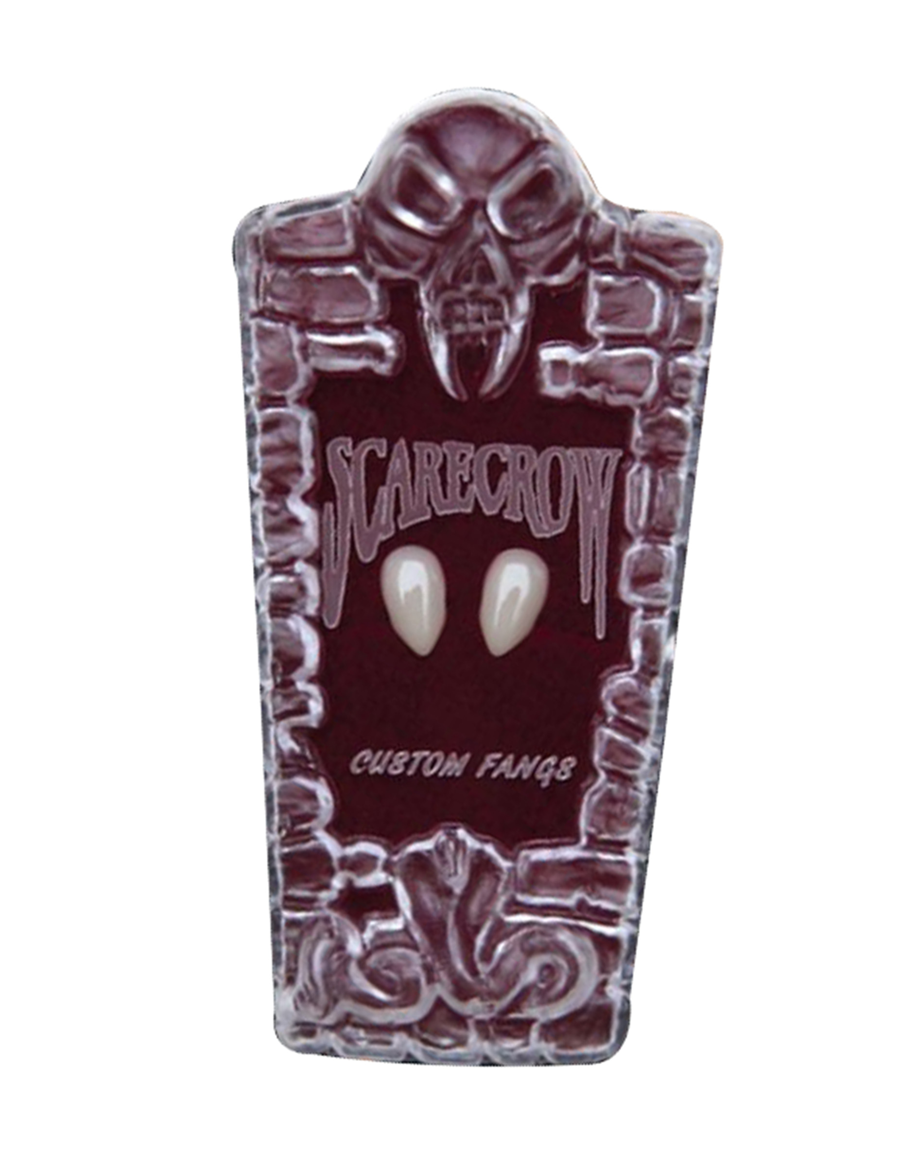 Vampir Eckzähne Halloween-Accessoire weiss von SMIFFY'S