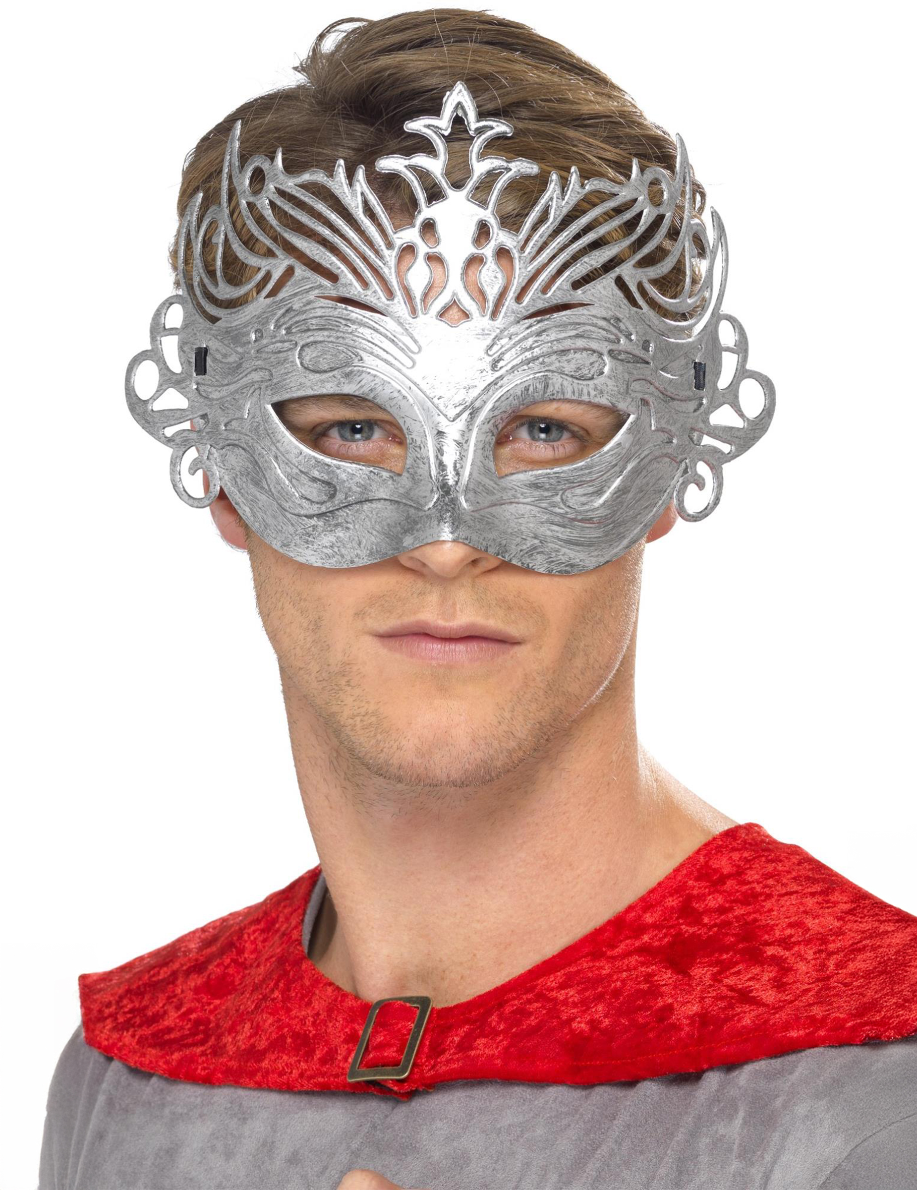 Venezianische Maske silber von SMIFFY'S