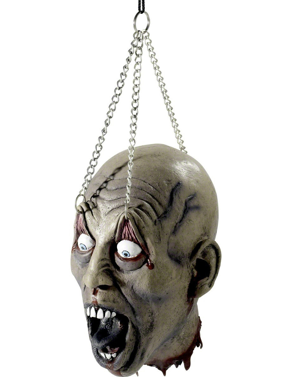 Verstümmelter Zombie Kopf Halloween Party-Deko grau 19x16x31cm Verstümmelter Zombie Kopf Halloween Party-Deko grau 19x16x31cm von SMIFFY'S