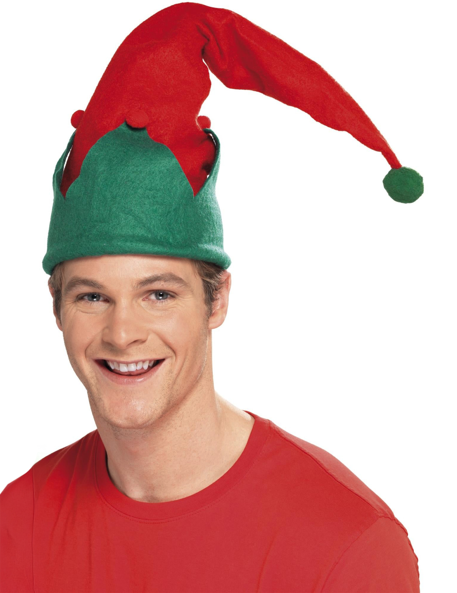 Wichtel Hut Kostümzubehör Weihnachtself rot-grün Wichtel Hut Kostümzubehör Weihnachtself rot-grün von SMIFFY'S
