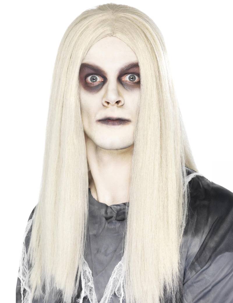 Zombie Indianer Perücke weiss von SMIFFY'S