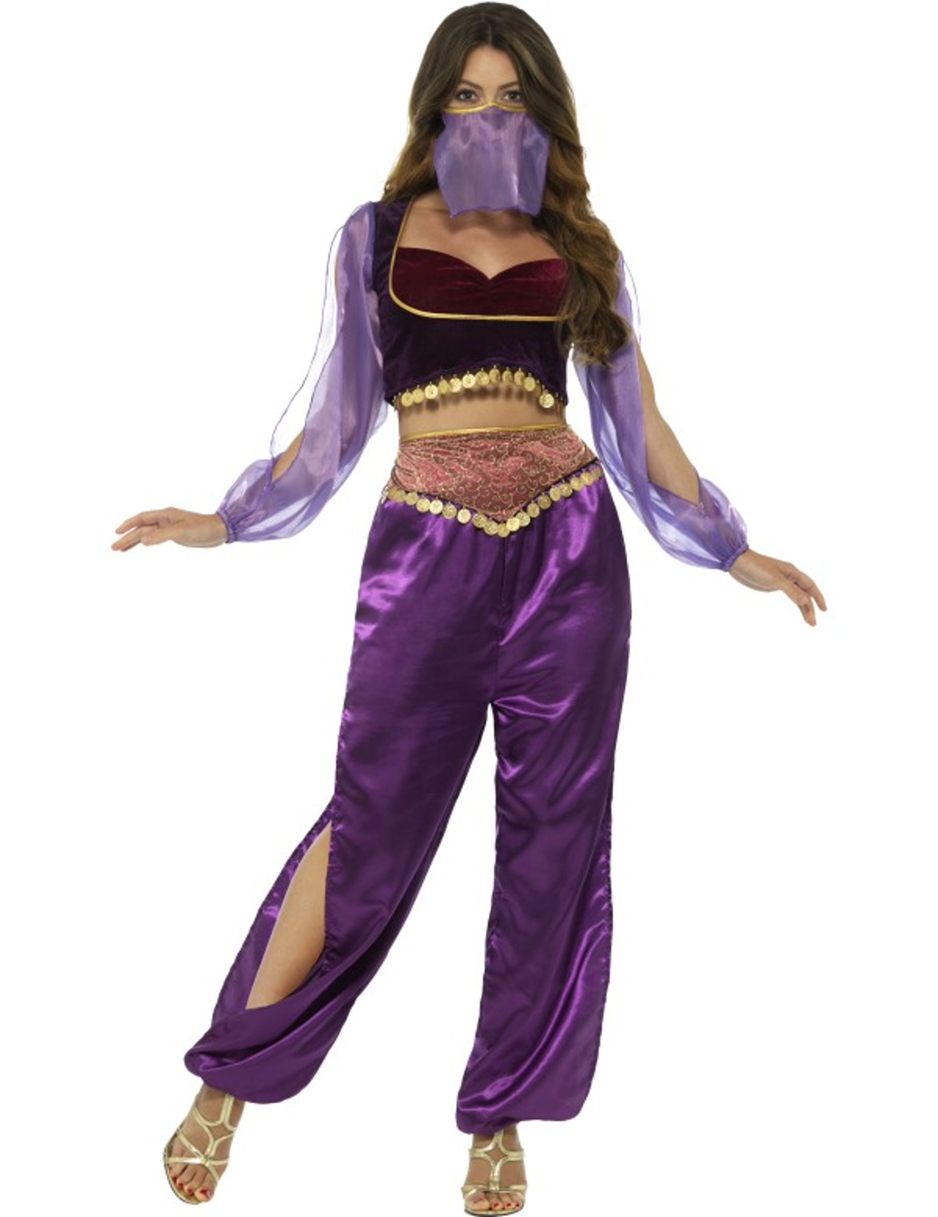 Arabische Prinzessin Damenkostüm violett von SMIFFY'S