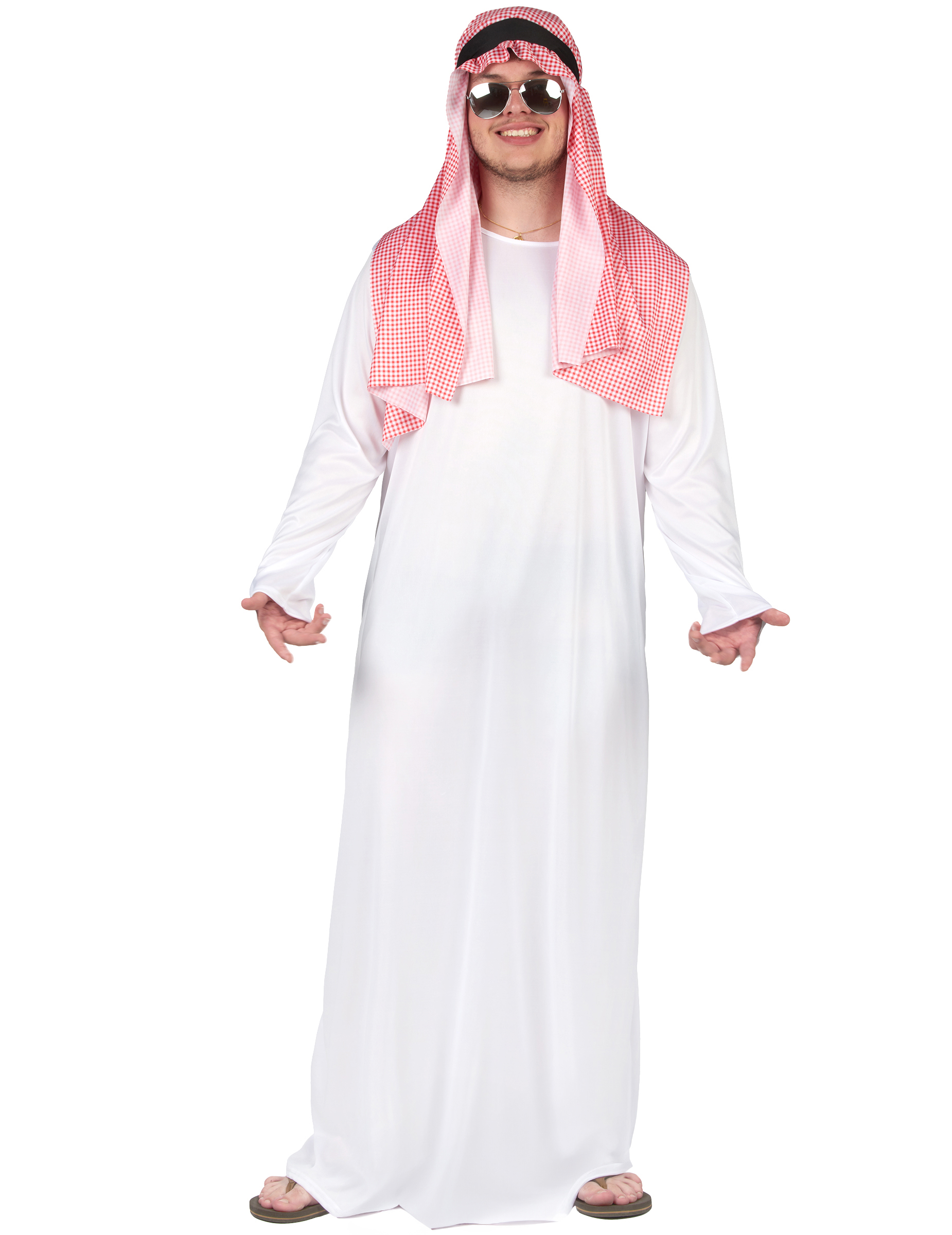 Arabischer Scheich Herrenkostüm weiss Arabischer Scheich Herrenkostüm weiss von YIWU YUTING