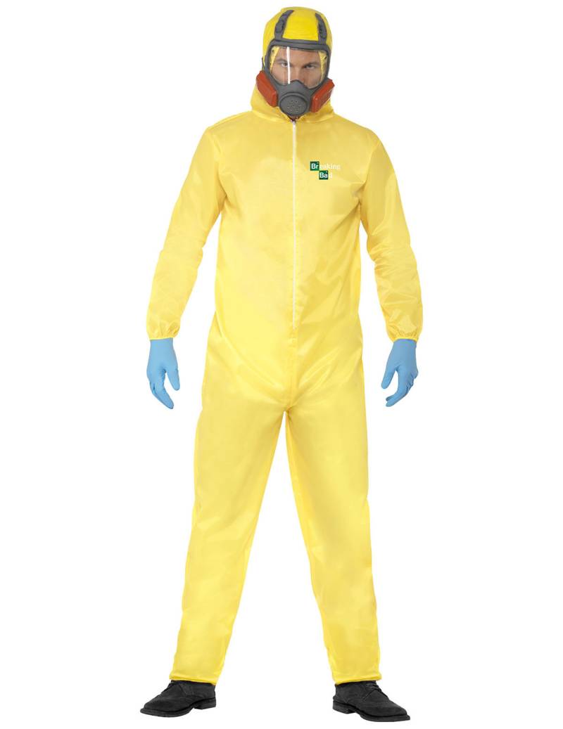 Breaking Bad Heisenberg Kostüm Lizenzware gelb von SMIFFY'S