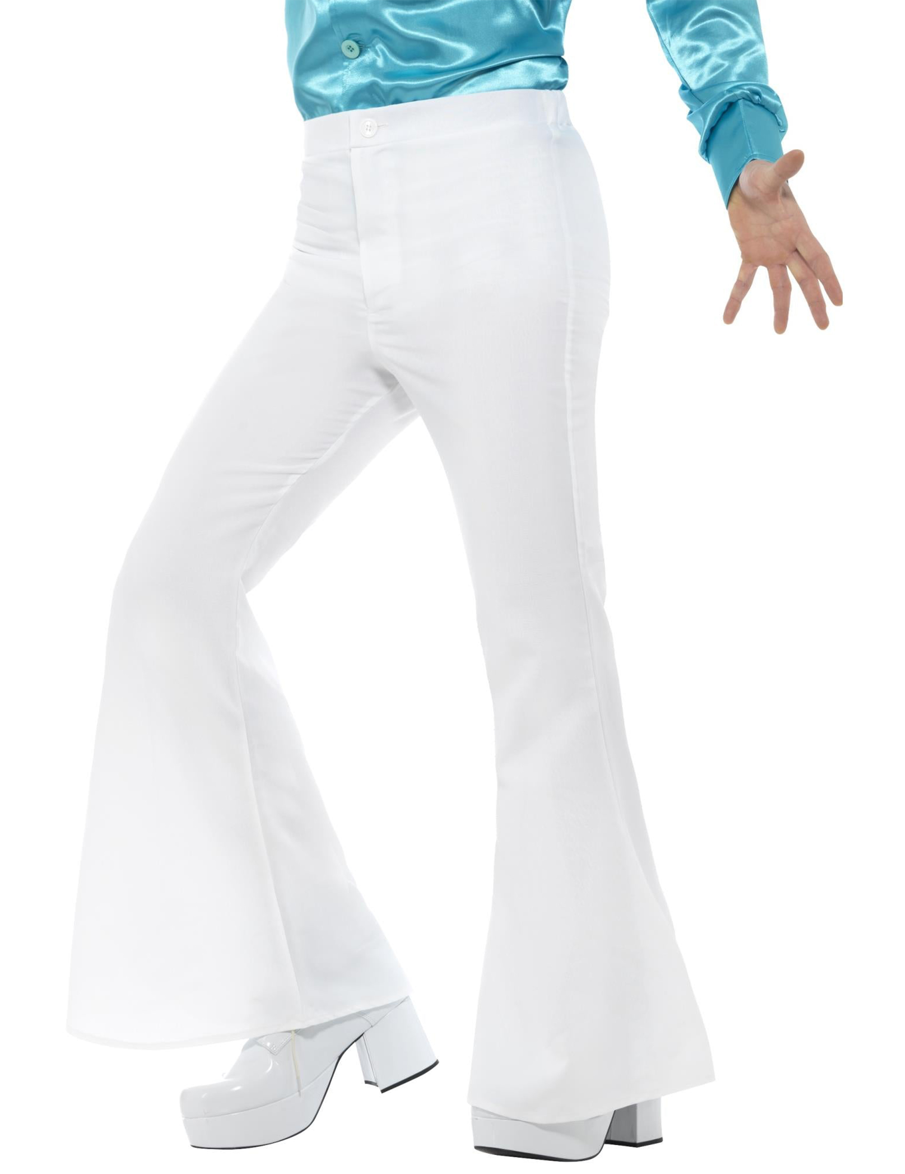Disco Schlaghose Deluxe weiss Disco Schlaghose Deluxe weiss von SMIFFY'S