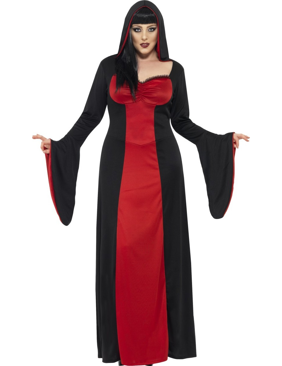 Dunkle Hexe Halloween Damenkostüm schwarz-rot Dunkle Hexe Halloween Damenkostüm schwarz-rot von SMIFFY'S