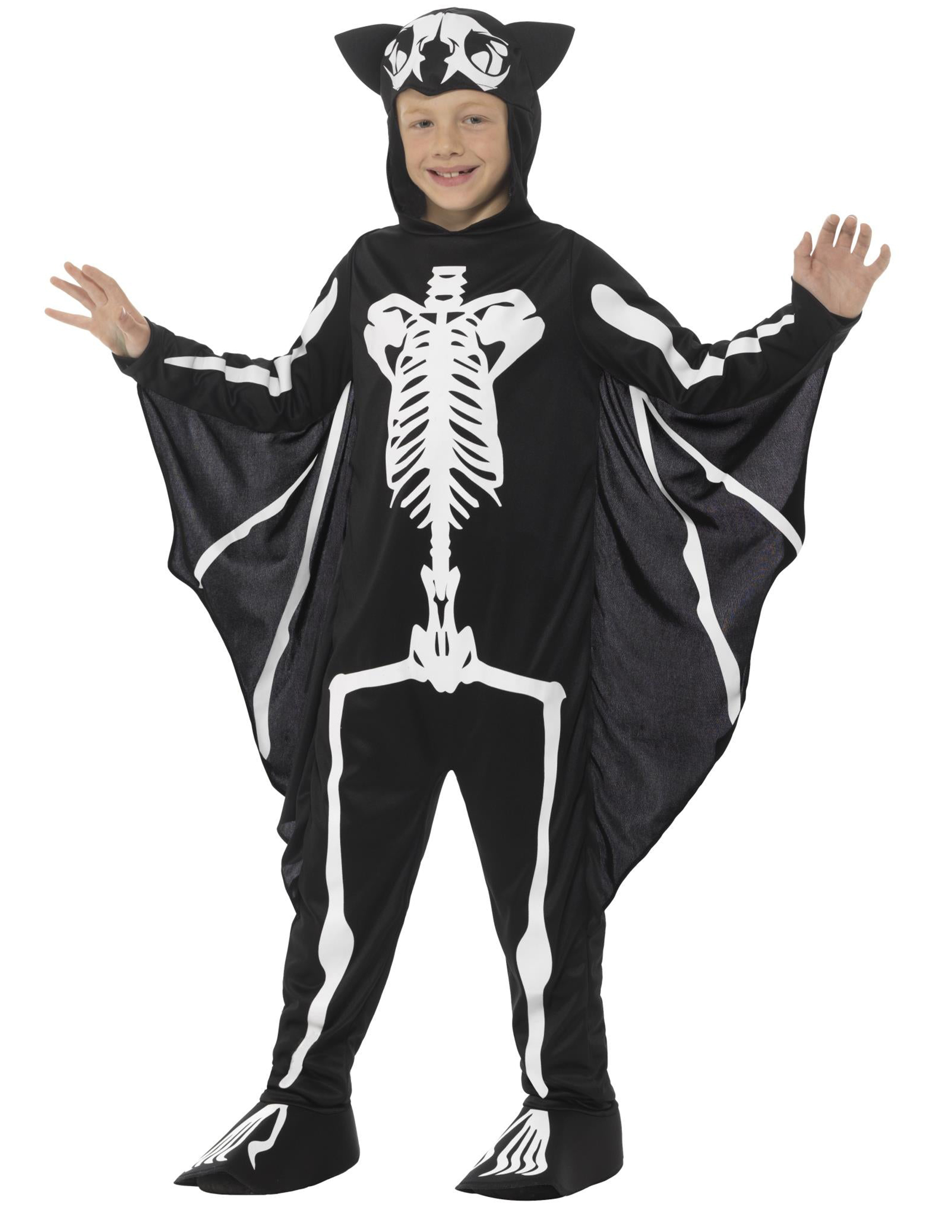 Fledermaus-Skelett Kinderkostüm Fledermaus-Skelett Kinderkostüm von SMIFFY'S