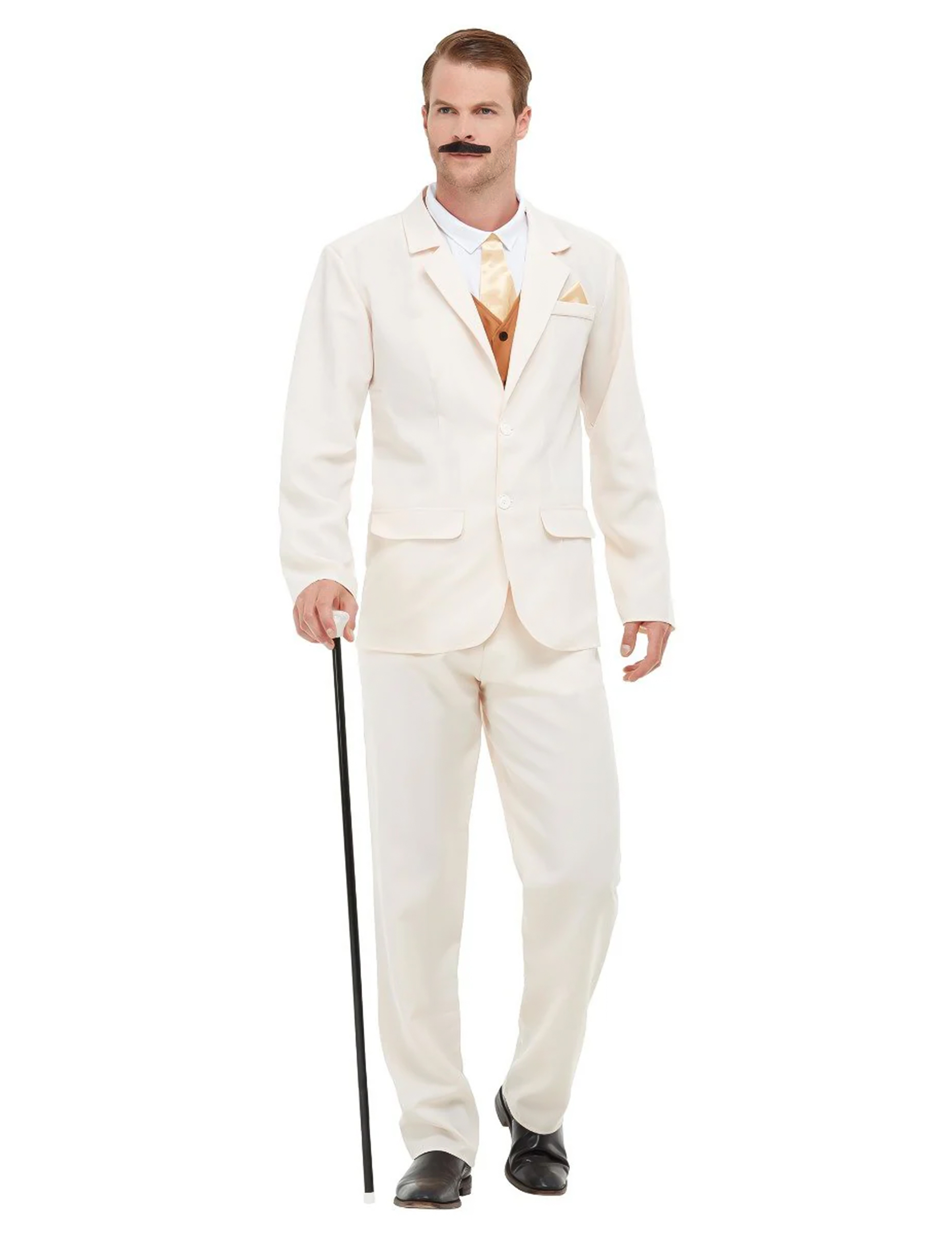 Gentleman-Kostüm für Herren 20er Jahre Faschingskostüm weiss-gold Gentleman-Kostüm für Herren 20er Jahre Faschingskostüm weiss-gold von SMIFFY'S