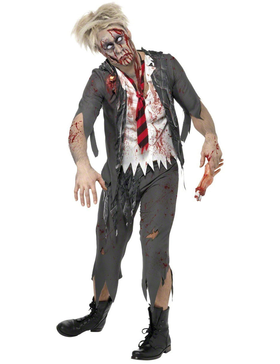 High School Horror Zombie-Schüler Kostüm grau High School Horror Zombie-Schüler Kostüm grau von SMIFFY'S