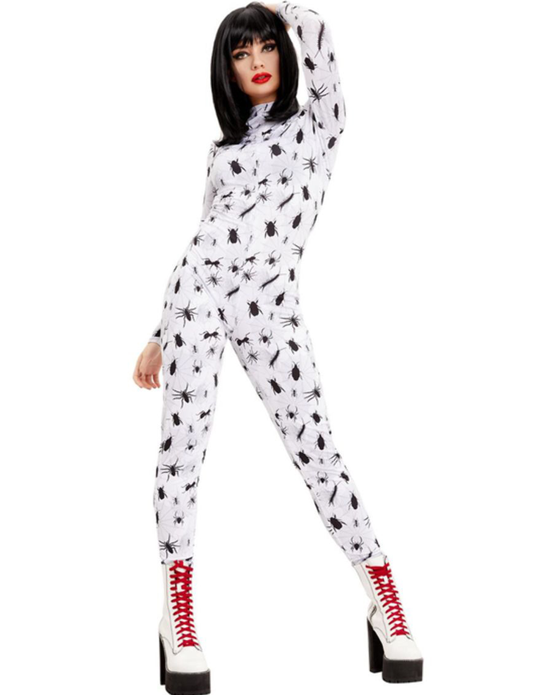 Insekten-Kostüm für Damen Halloween-Kostüm schwarz-weiss Insekten-Kostüm für Damen Halloween-Kostüm schwarz-weiss von SMIFFY'S