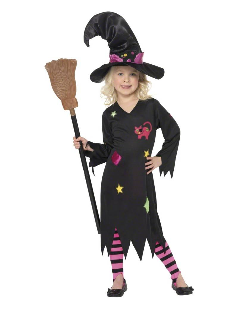 Moor Hexe Zauberin Kinder-Kostüm schwarz von SMIFFY'S