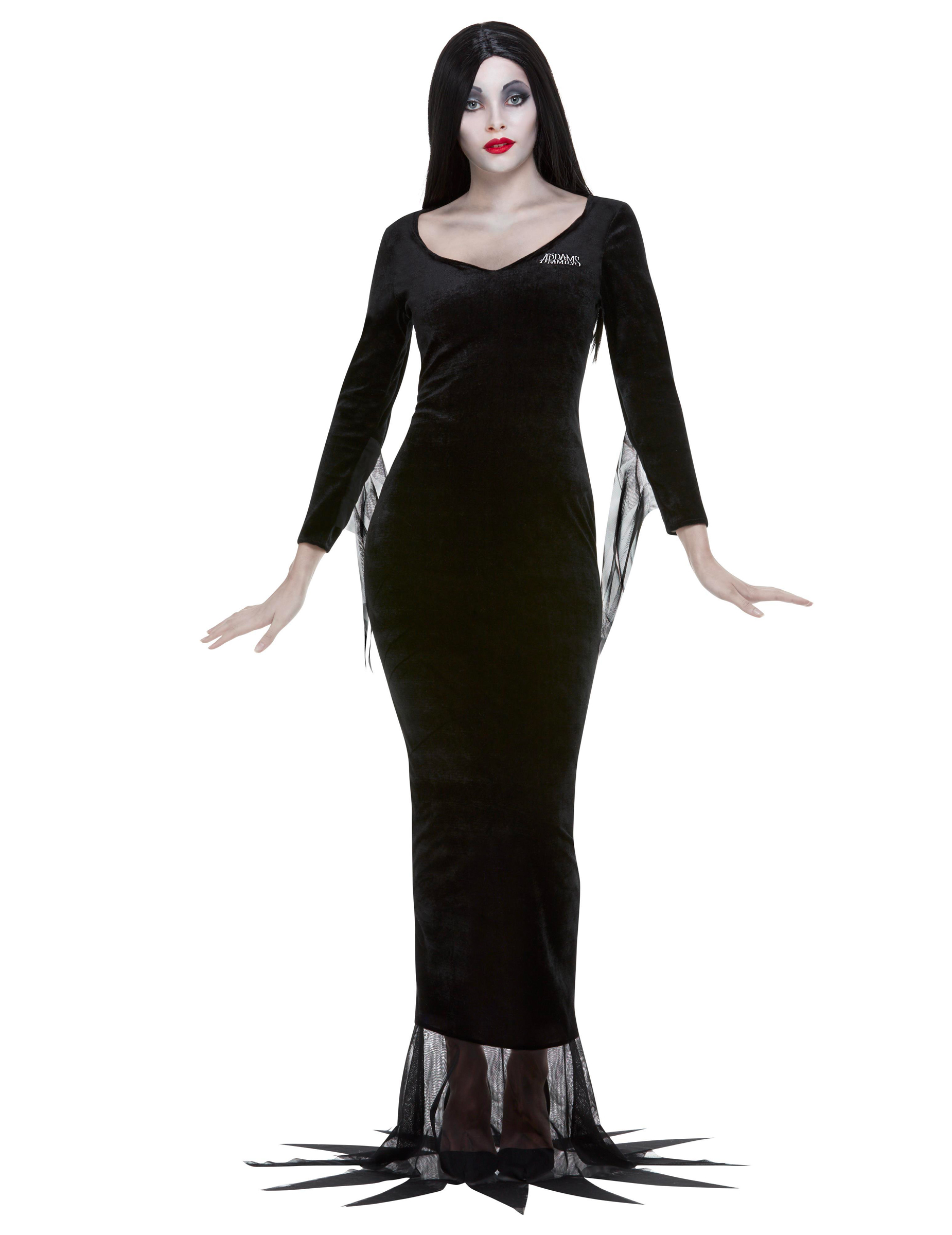 Offizielles Morticia-Damenkostüm Addams Family schwarz Offizielles Morticia-Damenkostüm Addams Family schwarz von SMIFFY'S
