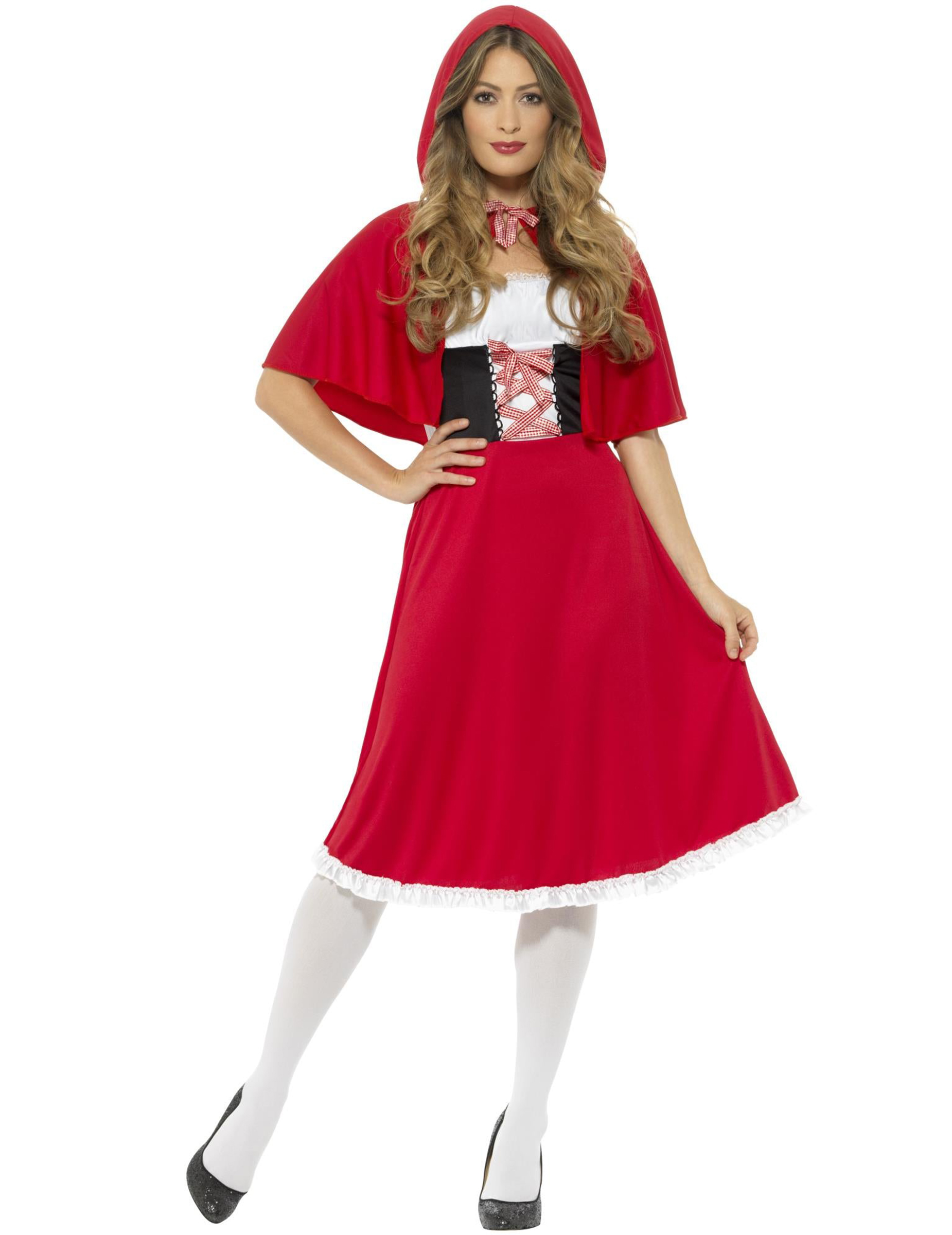 Prinzessinnen-Damenkostüm rot Prinzessinnen-Damenkostüm rot von SMIFFY'S