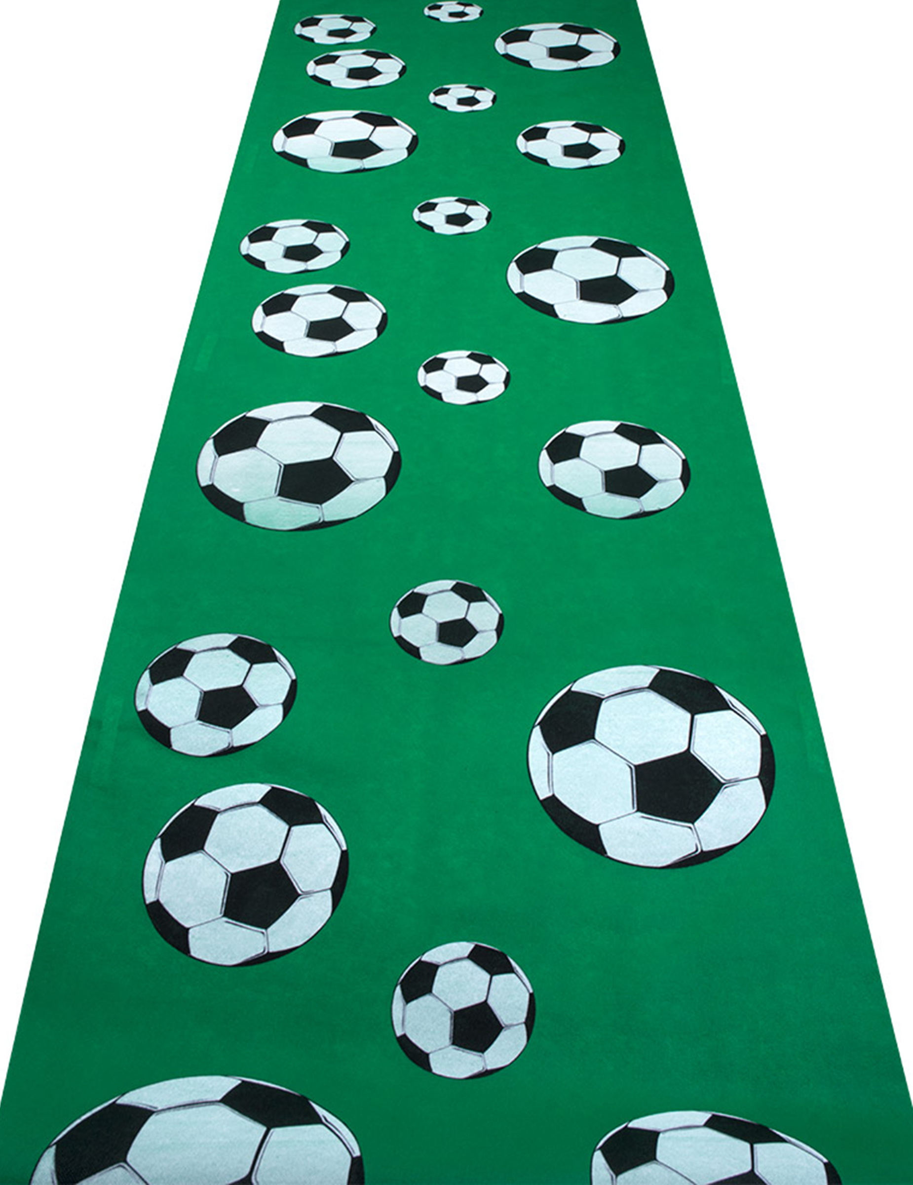 Fussball-Tisch-Läufer grün-schwarz-weiss 450x60cm Fussball-Tisch-Läufer grün-schwarz-weiss 450x60cm von BOLAND BV