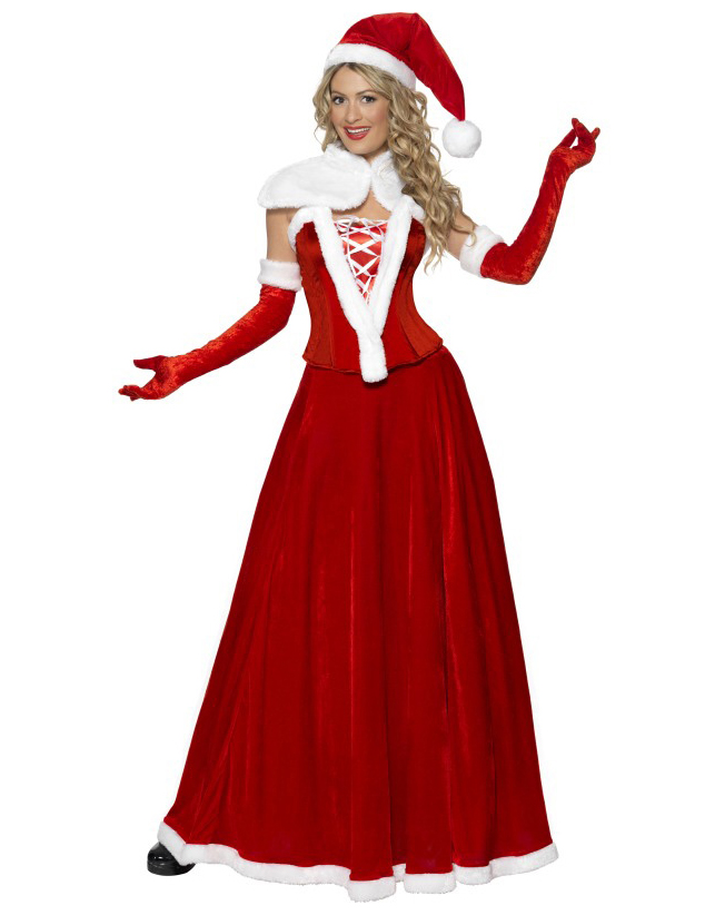 Weihnachtsfrau Damenkostüm Nikoläusin rot-weiss Weihnachtsfrau Damenkostüm Nikoläusin rot-weiss von BCI