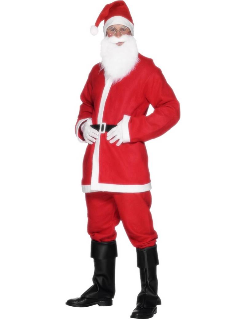 Weihnachtsmann Kostüm weiss-rot von SMIFFY'S