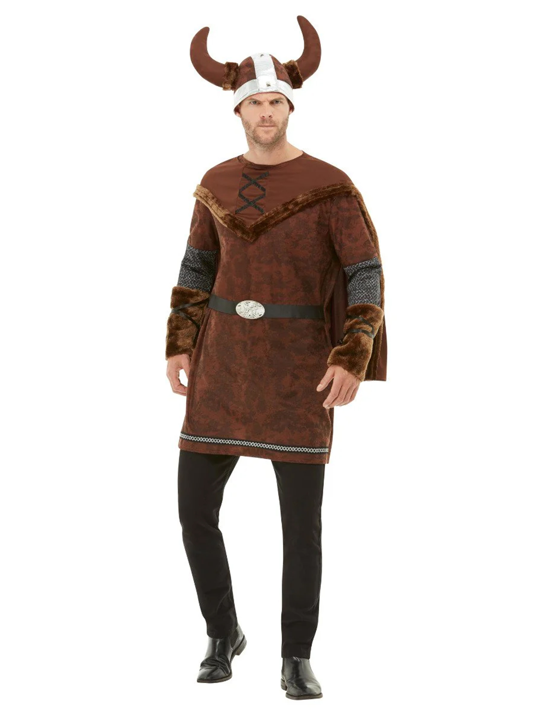 Wikinger-Kostüm für Herren Wikinger-Barbar Faschingskostüm braun Wikinger-Kostüm für Herren Wikinger-Barbar Faschingskostüm braun von SMIFFY'S