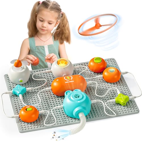 Wissenschafts-Kits für Kinder – MINT-Kits für Kinder, elektronisches Erkundungsset, über 140 Projekte, über 10 Schaltungsstücke, MINT-Pädagogisches Spielzeug für Jungen und Mädchen im Alter von 3, 4, von SMILESSKIDDO