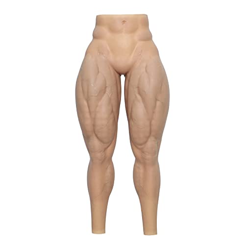 SMITIZEN Silikon Muskelhose Muskelanzug männliche Beine realistisch Kostüm für Cosplay Karneval Pride Parade Halloween (Natürlich) von SMITIZEN