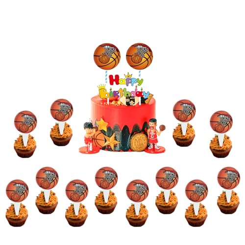 Basketball Deko Geburtstag Basketballfans Geburtstag Party Deko Basketball Tortendeko Geburtstag Basketballfans Torte Deko Geburtstag Basketball Kuchen Topper Basketballfans Party Deko Geburtstag von SMLHPARTY