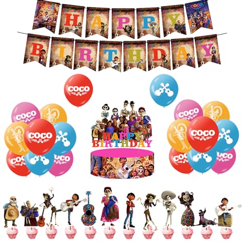 Coco Geburtstag Deko Coco Party Deko Geburtstag Coco Kindergeburtstag Deko Coco Luftballons Geburtstag Coco Geburtstag Luftballons Coco Kuchen Topper Coco Geburtstag Girlande Coco Deko Geburtstag von SMLHPARTY