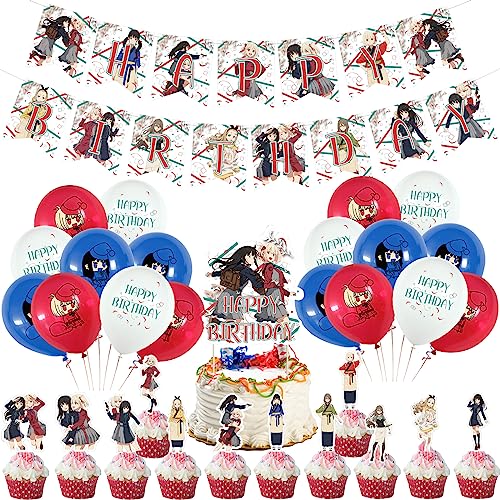 Geburtstag Party Deko Lycoris Recoil Geburtstag Luftballons Lycoris Recoil Kuchen Topper Geburtstag Lycoris Recoil Girlande Geburtstag Lycoris Recoil Luftballons Deko Lycoris Recoil Deko Geburtstag von SMLHPARTY