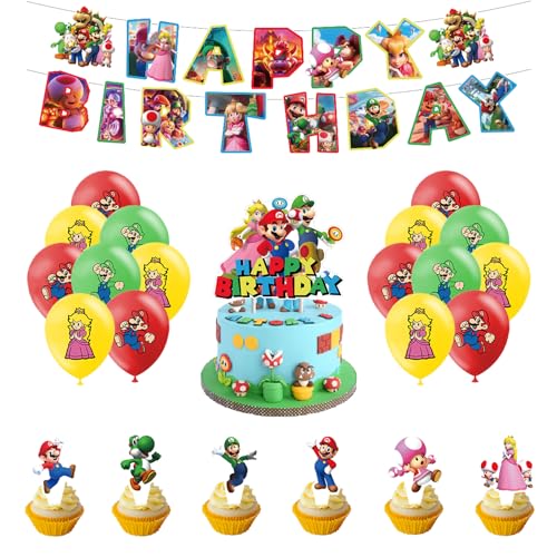 Prinzessin Peach Geburtstag Deko Super Mario Deko Geburtstag Mario Bros Geburtstag Luftballons Mario Kart Kuchen Deko Princess Peach Geburtstag Girlande Peach Geburtstagsdeko Mario Luftballons von SMLHPARTY