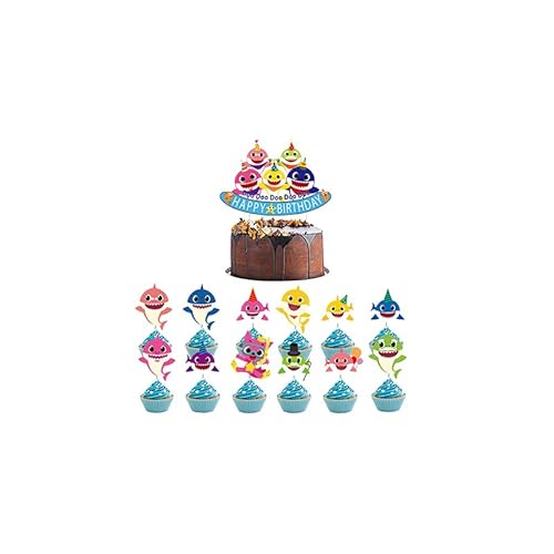 SMLHPARTY Geburtstag Baby Hai Kuchen Topper Geburtstag Baby Shark Tortendeko Geburtstag Baby Hai Tortendekoration Baby Shark Kuchenstecker Kindergeburtstag Baby Hai Kuchendekorationen SMLHPARTY Geburtstag Baby Hai Kuchen Topper Geburtstag Baby Shark Tortendeko Geburtstag Baby Hai Tortendekoration Baby Shark Kuchenstecker Kindergeburtstag Baby Hai Kuchendekorationen von SMLHPARTY