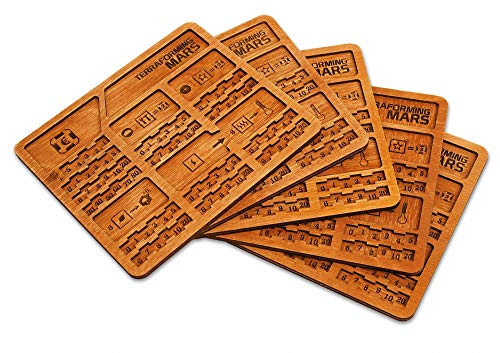 Smonex 5 Wood Player Boards Compatible with Terraforming Mars Board Game - Gaming Organization with Player Trays Suitable for All Terraforming Mars Expansions Smonex 5 Wood Player Boards Compatible with Terraforming Mars Board Game - Gaming Organization with Player Trays Suitable for All Terraforming Mars Expansions von SMONEX
