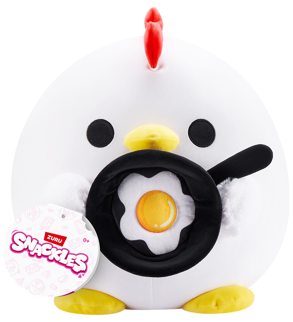 Snackles Kuscheltier - 20 cm - Das Huhn Rufus m. Spiegelei - SNACKLES - One Size - Kuscheltiere von SNACKLES