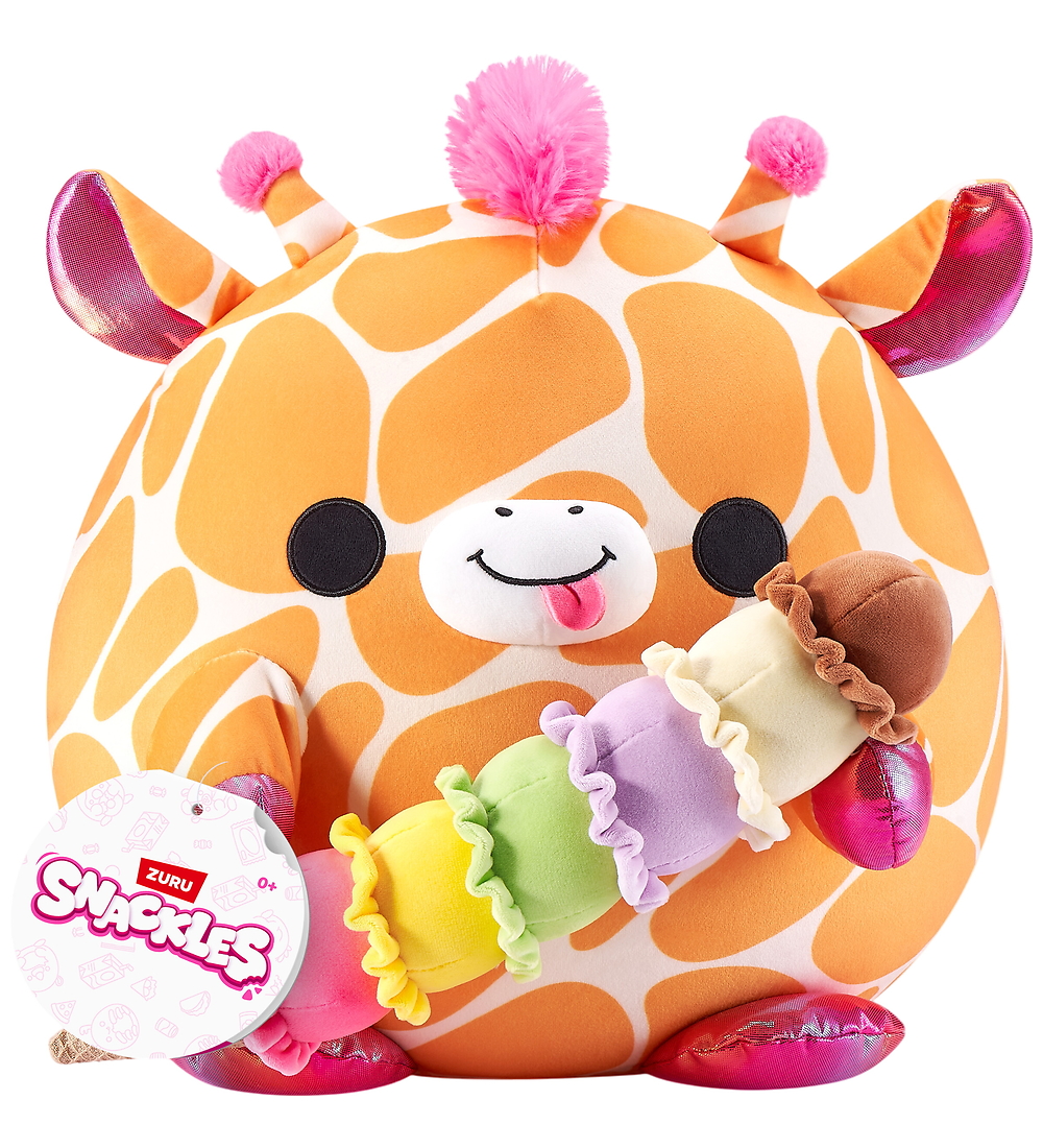 Snackles Kuscheltier - 20 cm - Die Giraffe Lola m. Eiswaffel - SNACKLES - One Size - Kuscheltiere von SNACKLES