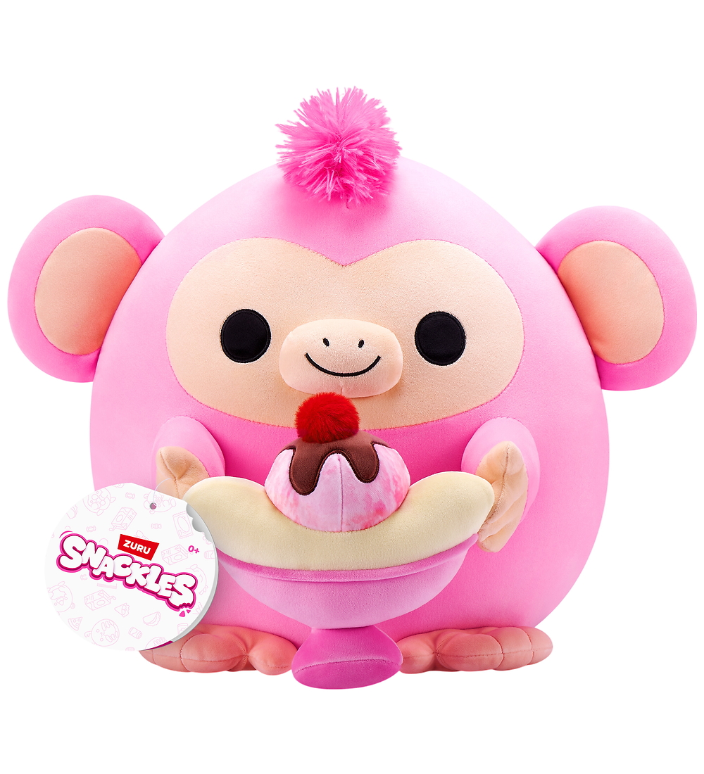 Snackles Kuscheltier - 20 cm - Monkey Ellie m. Bananensplit - SNACKLES - One Size - Kuscheltiere von SNACKLES