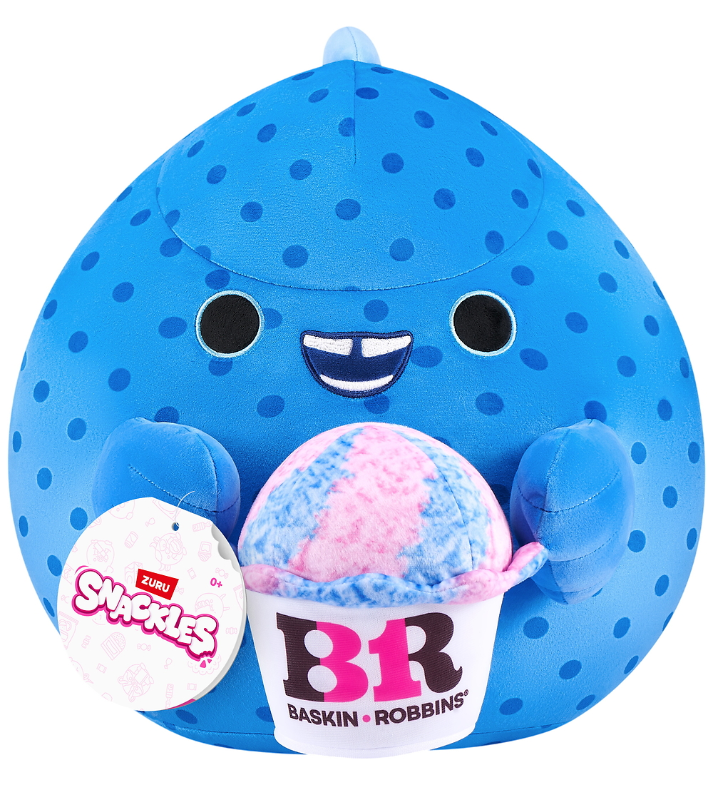 Snackles Kuscheltier - 20 cm - Papageienfisch Olivia m. Baskin R - SNACKLES - One Size - Kuscheltiere von SNACKLES