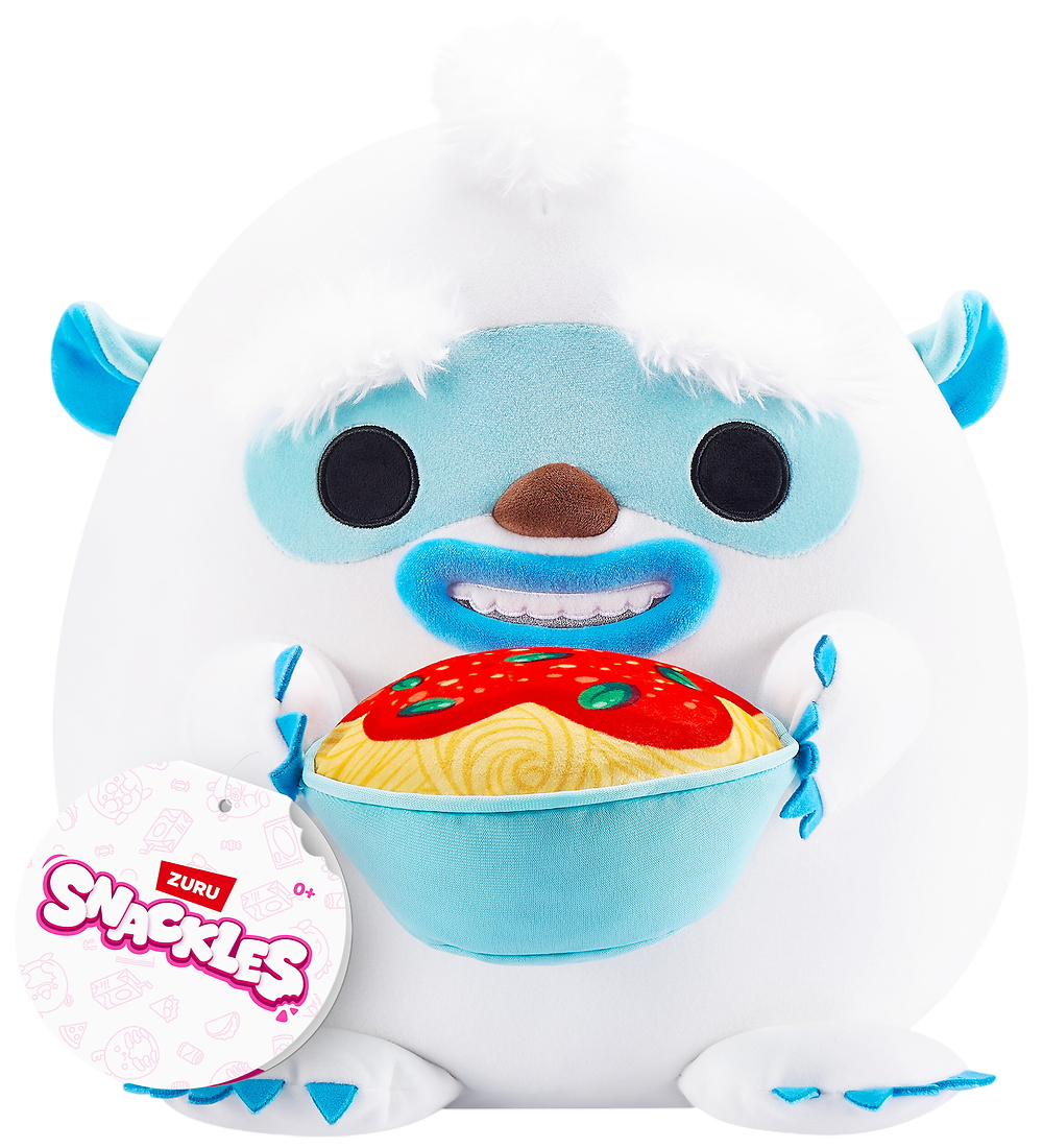 Snackles Kuscheltier - 20 cm - Yeti Hetty m. Spaghetti - SNACKLES - One Size - Kuscheltiere von SNACKLES