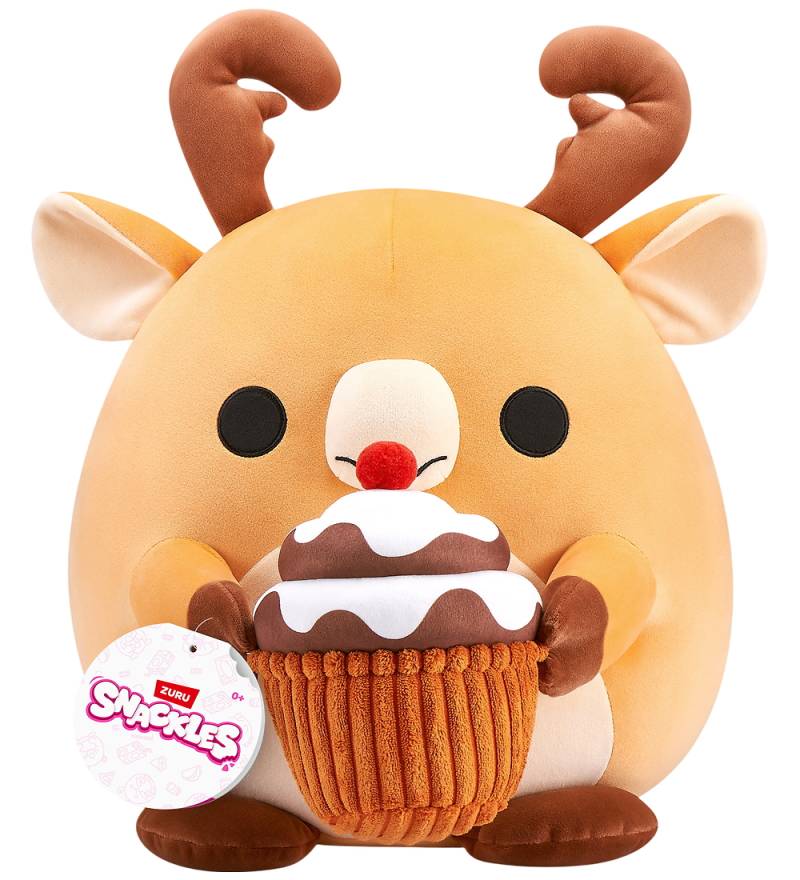 Snackles Kuscheltier - 35 cm - Elch Jaime m. Schokoladenmousse - SNACKLES - One Size - Kuscheltiere Snackles Kuscheltier - 35 cm - Elch Jaime m. Schokoladenmousse - SNACKLES - One Size - Kuscheltiere von SNACKLES
