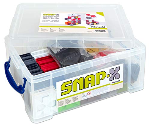 SNAP-X - Steckspielzeug Konstruktionsspielzeug, Bausystem, 300 Teile, für Kinder ab 4 Jahren SNAP-X - Steckspielzeug Konstruktionsspielzeug, Bausystem, 300 Teile, für Kinder ab 4 Jahren von SNAP-X
