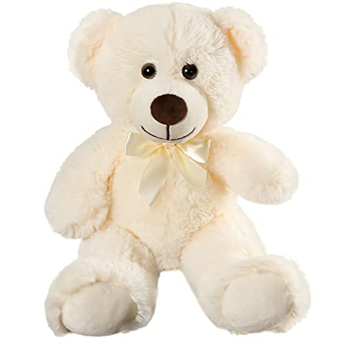 SNOWOLF Bear Plush Cute Stuffed Animal Toys Pillow Bear Doll Gift for Kids Boys Girls Birthday Christmas Valentine's Day (13.7In/35CM) von SNOWOLF