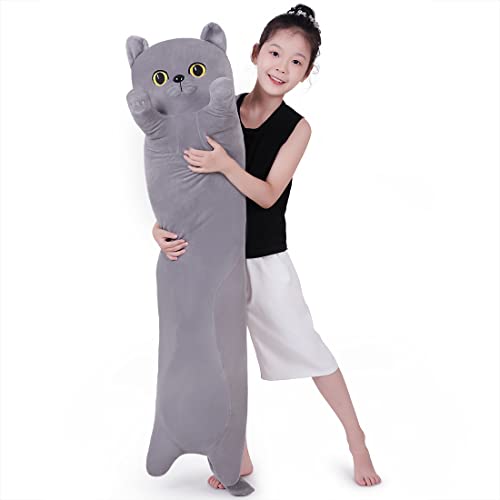 SNOWOLF 120cm Britische Kurzhaarkatze Weiche Kissen Plüsch Schlafkissen Baumwolle Kätzchen Kissen SNOWOLF 120cm Britische Kurzhaarkatze Weiche Kissen Plüsch Schlafkissen Baumwolle Kätzchen Kissen von SNOWOLF