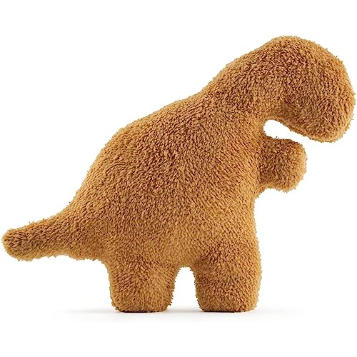 SNOWOLF 19.7" Nette Dino Nugget Kissen Weiche Squishy Dinosaurier Huhn Nugget Kissen Plüsch Spielzeug für Dekorationen (Kann Nicht still Stehen), Kreative Geschenkideen (Tyrannosaurus, 50cm) von SNOWOLF