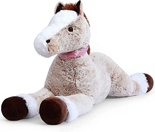 SNOWOLF Plush Horse Big Plush Animal Horse Toy Plush Toy von SNOWOLF